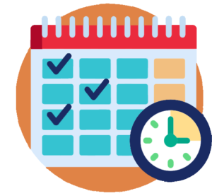 每週相同時間運送公司水果