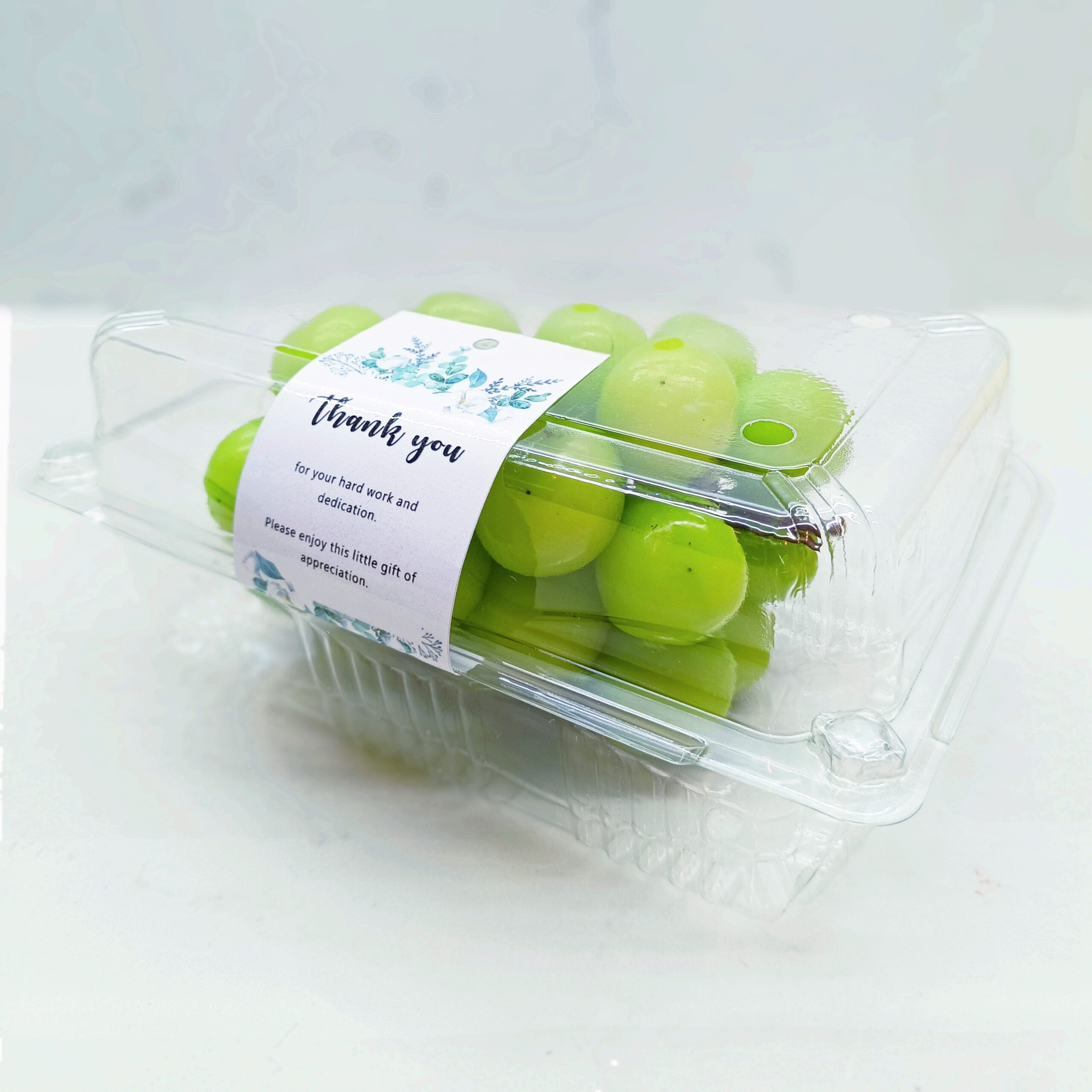 膠盒+默認感謝貼紙 (+$10/包裝)